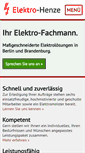 Mobile Screenshot of elektro-henze.de